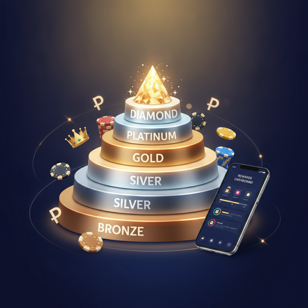 Illustration: VM Blast VIP Program and Loyalty Tiers: Benefits, Requirements, and Exclusive Bonuses